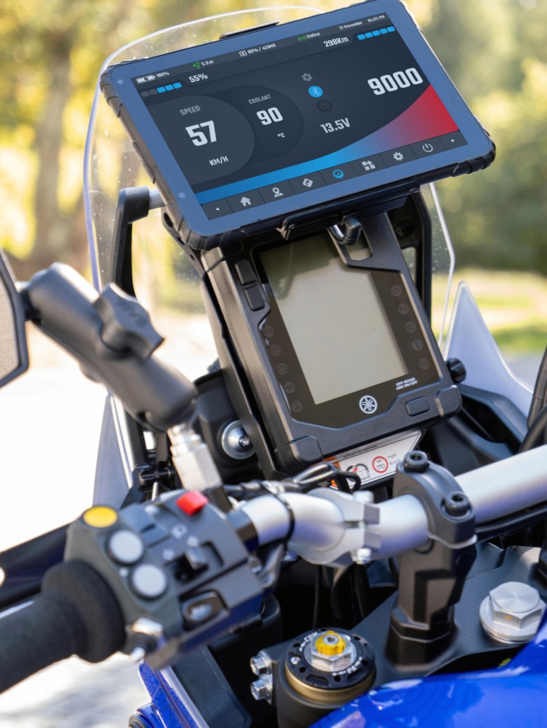 Motorcycle dash on your phone with OBD II reader 